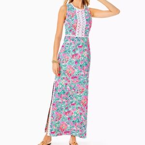 NWT Lilly Pulitzer Ashler Maxi Shift Dress